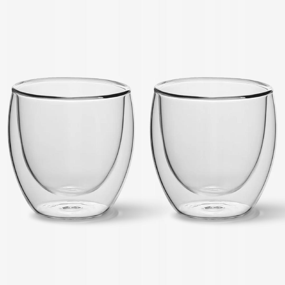 Komplet szklanek z podwójnego szkła 2x 100 ml