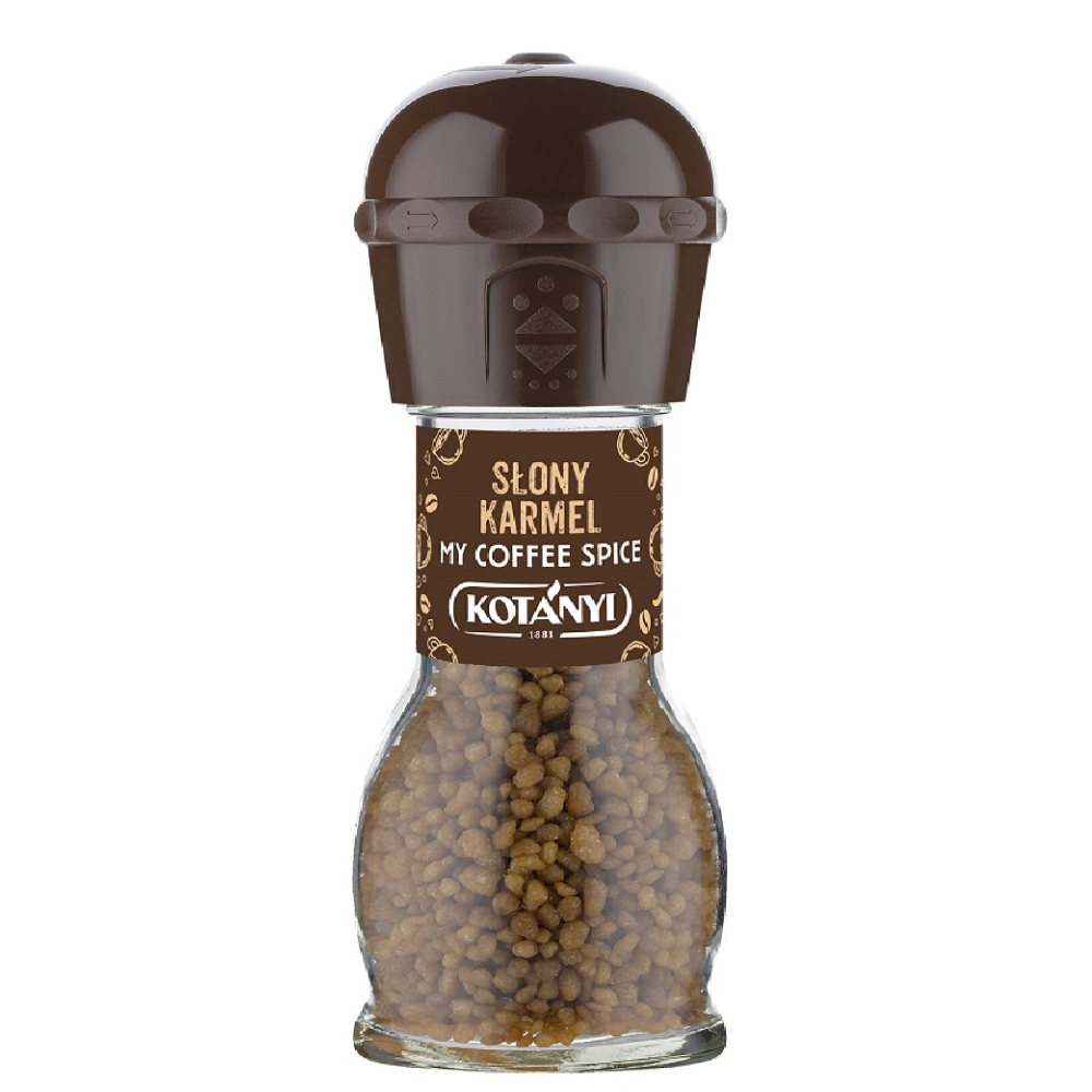 Słony karmel do kawy i deserów – Kotanyi – młynek