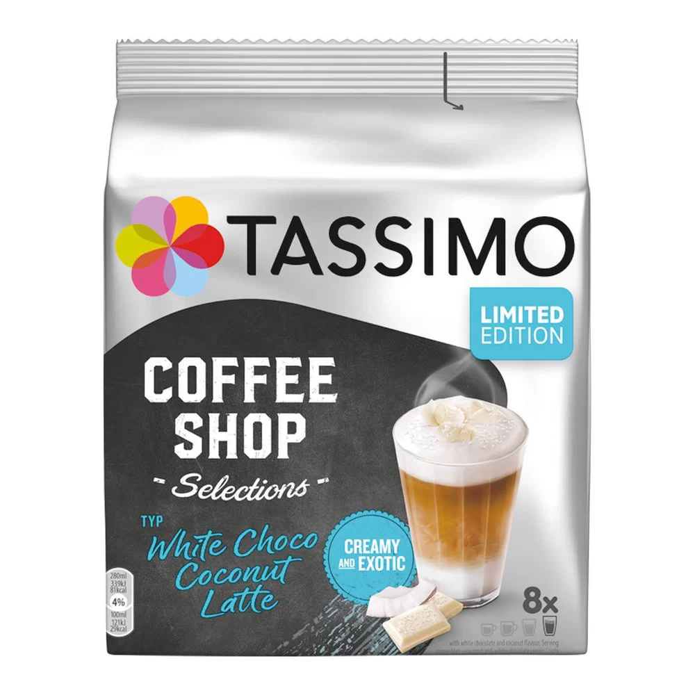 Kapsułki Tassimo White Choco Coconut Latte