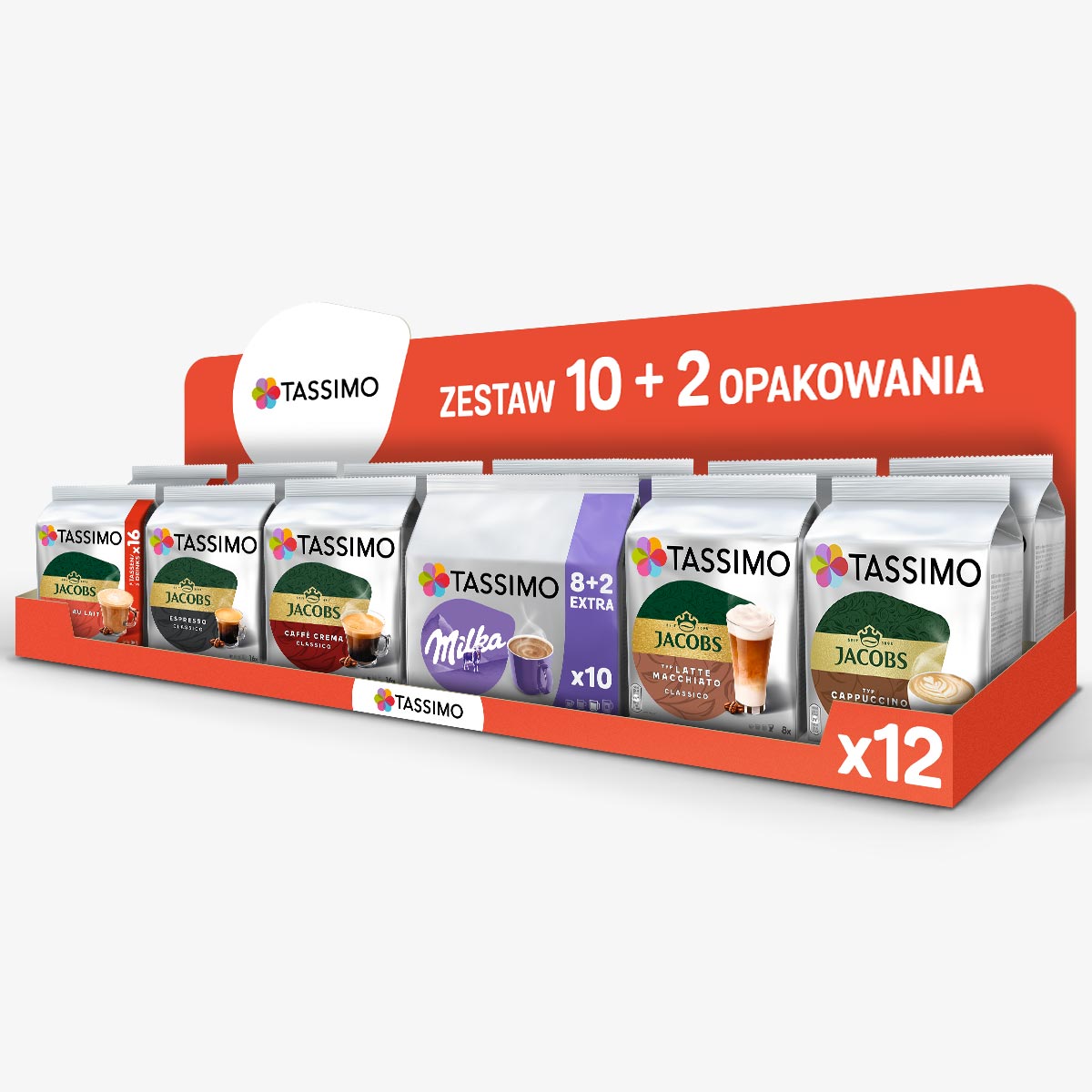 Kapsułki Tassimo 10+2 - stwórz swój zestaw