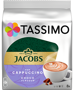 Tassimo Jacobs Cappuccino Choco 8 napojów, rozmiar L