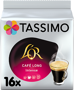 Kapsułki Tassimo L’OR Café Long Intense 16 kaw czarnych, rozmiar M