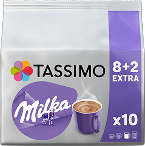 Tassimo Milka NEW 10 napojów czekoladowych, rozmiar L