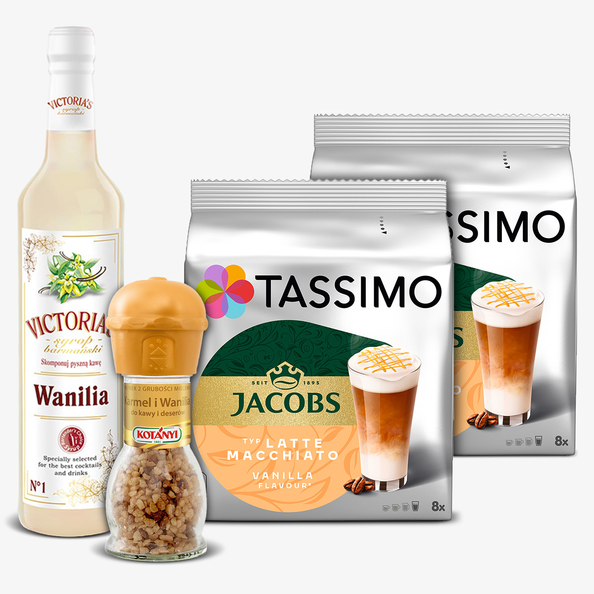 zestaw jesienny Tassimo z Latte Macchiato Vanilla