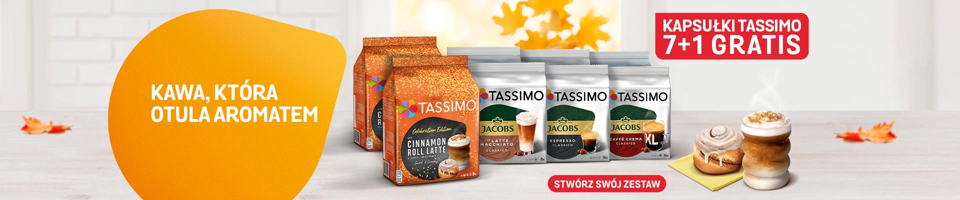 Kapsułki Tassimo 7+1 GRATIS