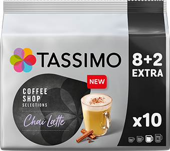 Kapsułki Tassimo Chai Latte 10 napojów, rozmiar L