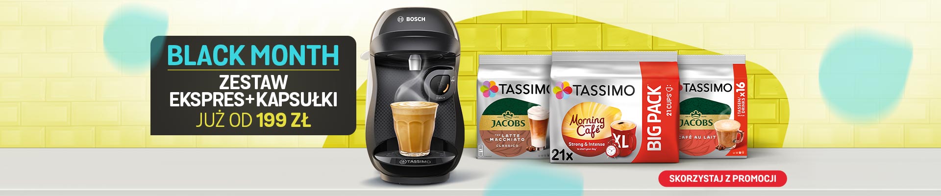 BLACK MONTH! Zestaw ekspres + kapsułki już od 199zł