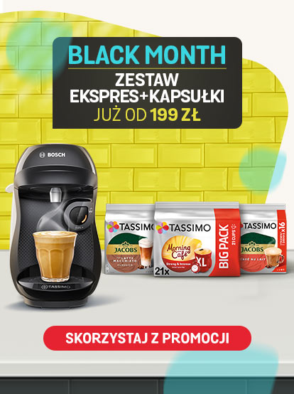 BLACK MONTH! Zestaw ekspres + kapsułki już od 199zł